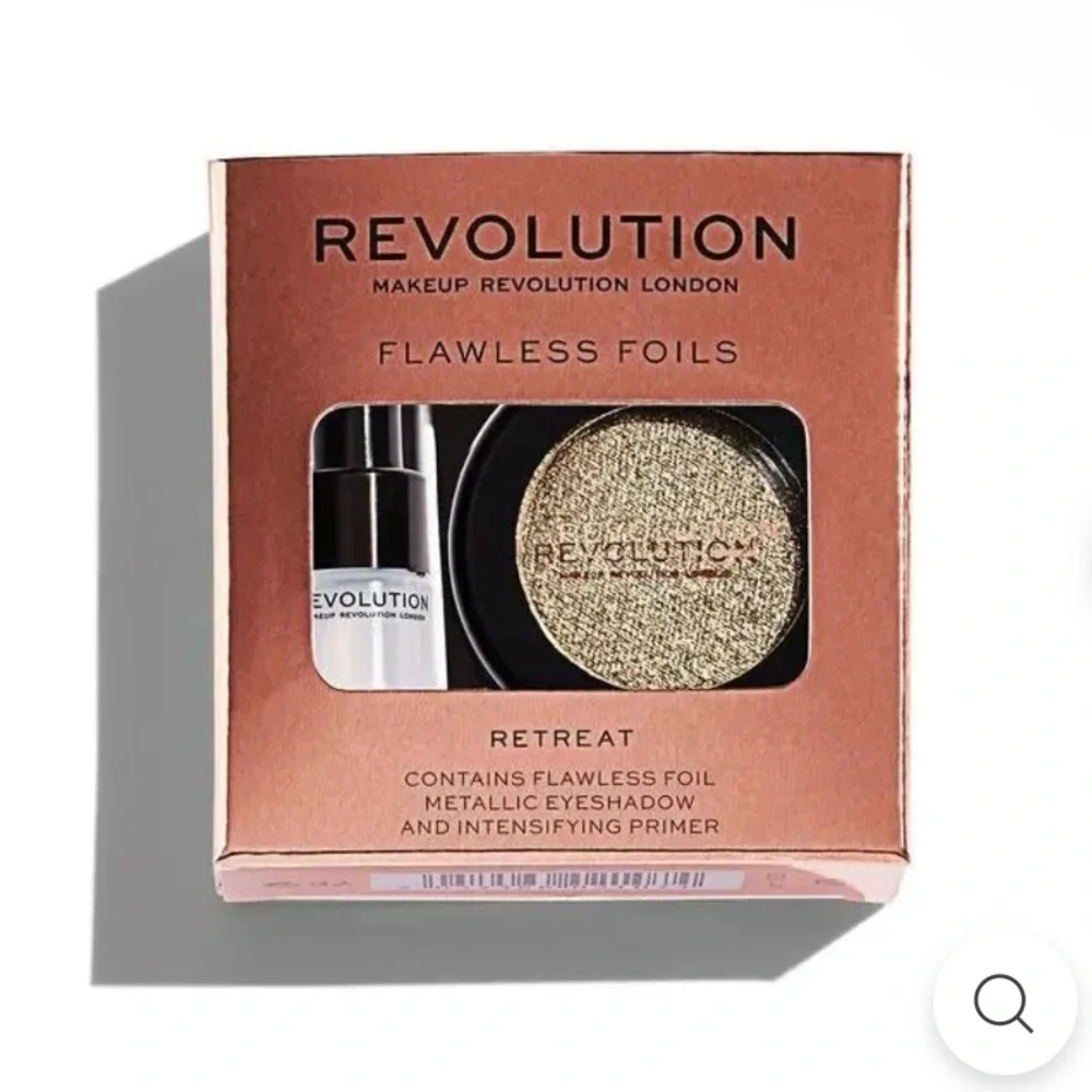 MAKEUP REVOLUTION NIB Lot Of 3 Flawless Foils Metallic Eyeshadow In Retreat
